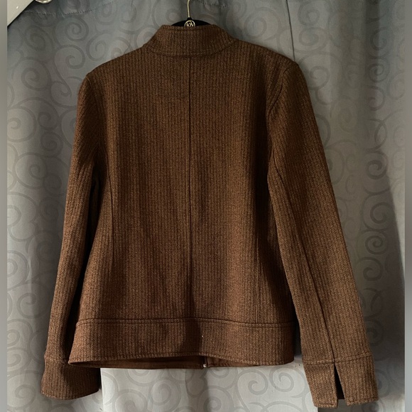 Emma James brown zip up jacket size medium - Picture 5 of 7